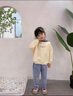 G.DUCKKIDS女童衛(wèi)衣春秋款洋氣2025新款寶寶秋裝套裝純棉兒童運(yùn)動(dòng)休閑上衣潮 熱售米白色-衛(wèi)衣 80 身高70-80cm年齡1-2歲 曬單實(shí)拍圖