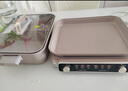美的（Midea）電火鍋火鍋專用鍋多功能鍋料理烤肉鍋分體式多功能一體電鍋0氟鈦陶電煮鍋HGS352866S【國(guó)家補(bǔ)貼】 曬單實(shí)拍圖