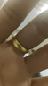 明牌珠寶 足金古法黃金素圈情侶對戒婚嫁戒指男女AFM0099工費600 至簡(jiǎn)天元戒 22號 約8.84克 曬單實(shí)拍圖