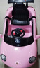 沃米特兒童電動(dòng)車(chē)四輪可坐人帶遙控駕駛嬰幼兒玩具汽車(chē)小孩寶寶駕駛童車(chē) 粉色：遙控+搖擺+早教音樂(lè ) 曬單實(shí)拍圖