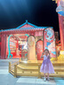 ASK JUNIOR女童連衣裙夏裝無袖拼接撞色公主裙寬松圓領兒童裙子 紫色  120  曬單實拍圖