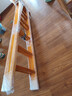 奧德雅人字梯木梯家用加厚梯子加強折疊梯雙側梯水電梯工地裝修送貨上門(mén) 1.8m加強清漆版木梯 曬單實(shí)拍圖