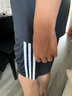 adidas男大童速干舒適三條紋足球運動(dòng)短褲兒童夏季阿迪達斯官方   黑色/白   176 曬單實(shí)拍圖