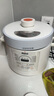 洛貝阿迪鍋 智能電壓力鍋多功能全自動(dòng)5L大容量家用70千帕電高壓鍋一鍋雙膽 預(yù)約定時(shí) 口感調(diào)節(jié) 無(wú)水燉 雅白【麥飯石色不粘+304不銹鋼膽+蒸屜】- 5L 曬單實(shí)拍圖