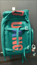 橙央潮牌個(gè)性旅行背包運動(dòng)工裝滑板滑雪包街頭百搭大容量雙肩包書(shū)包女 藍綠色 曬單實(shí)拍圖
