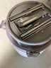 旗豐兩三多層超長24小時保溫飯盒桶大容量學(xué)生上班族帶送飯不銹鋼冬天 304紫3層1.5L+折疊筷勺+保溫袋 曬單實(shí)拍圖