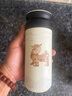 喜式陶瓷內(nèi)膽保溫杯茶水分離水杯大容量雙層保溫泡茶杯辦公室杯子 發(fā)財貔貅（陶瓷內(nèi)膽400ML） 曬單實拍圖