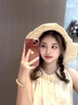 妙奕嘉吊帶背心女可外穿洋氣女士無袖背心寬松遮肚子高級純欲風上衣辣妹 淺黃色甜美無袖掛脖背心 L 【建議90-110斤】 曬單實拍圖