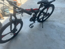 鳳凰（PHOENIX） 鳳凰自行車(chē)可折疊山地車(chē)路虎男士成年人變速女式越野公路單車(chē) 三刀黑紅/折疊雙避震/全競速軸承 26寸27速【參考：158-188cm】 曬單實(shí)拍圖