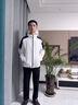 NOSSKISS國際男裝品牌高端防曬衣男士夏季連帽戶外運動輕薄款休閑外套 白色 L 曬單實拍圖