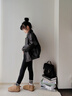 貓人女童打底褲兒童鯊魚(yú)褲加絨加厚春秋外穿2025大童瑜伽褲百搭褲女孩 貓頭黑色300g 【薄絨款】 140 曬單實(shí)拍圖
