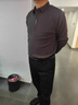 JASONWOOD高端品牌男裝短袖襯衫男2025夏季翻領(lǐng)商務(wù)休閑無痕男士襯衣上衣 高檔灰色長 袖【現(xiàn)貨速達(dá)】 XL /175【140-155斤】 曬單實(shí)拍圖