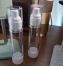 晨色真空分裝瓶乳液瓶套裝50ml*2 按壓瓶空瓶旅行便攜化妝瓶 曬單實(shí)拍圖
