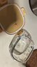 藍蓮花玻璃保鮮盒可微波爐密封帶蓋子食品級飯盒耐高溫高硼硅家用 【方圓無(wú)分隔】涂鴉小花保鮮盒 曬單實(shí)拍圖