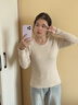 貓人（MiiOW）保暖內衣女秋衣秋褲套裝加絨加厚秋冬季打底上衣羊毛發(fā)熱蠶絲男士 粉絲千萬(wàn)-女款 【羊絨速熱】 L 【具體尺碼請參考詳情頁(yè)】 曬單實(shí)拍圖