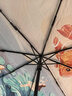 天堂傘新品黑膠防曬遮陽傘雙層太陽傘三折輕巧便攜折疊晴雨兩用傘男女 大漁-黑色傘架-三折傘 曬單實(shí)拍圖