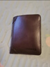 EKK日本進(jìn)口名牌男士錢(qián)包男短款真皮頭層牛皮2025卡包駕駛證送爸爸爆 咖啡色兩折(油蠟牛皮防盜刷) 曬單實(shí)拍圖