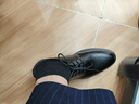 YRC意爾康男鞋正裝商務(wù)皮鞋低幫系帶皮鞋男英倫潮流男鞋真皮男鞋 黑色內增高款 單層 11030 39 曬單實(shí)拍圖
