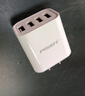 品勝（PISEN）充電器多口usb插頭18W快充多功能四三口一拖三插座適用蘋(píng)果16華為安卓iPhone15/14手機雙口多孔3A 套裝【18W四口充電頭+1.5米Type-C線(xiàn)】 曬單實(shí)拍圖