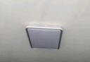美的（Midea）吸頂燈LED客廳大燈餐廳臥室兒童燈具智能護(hù)眼燈飾流光灰包安裝 曬單實(shí)拍圖