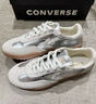 匡威（Converse）Star Trainer休閑經(jīng)典流星復(fù)古男女低幫米白色運(yùn)動鞋帆布鞋 A15189C銀白 38 (235MM)/5.5 曬單實拍圖