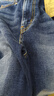 Levi's李維斯女士High Loose寬松高腰闊腿直筒美式復(fù)古休閑牛仔褲 中藍(lán)色 25 (29) 曬單實(shí)拍圖