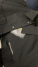 卡賓男裝 格子提花夾克秋新款LOGO刺繡外套潮流工裝暖男A 煤黑色01 XL /180/52 曬單實(shí)拍圖