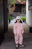 帕皮猴女小童春秋款長袖兔耳朵外套兩件套洋氣2025新款女寶寶春季休閑褲 粉色兩件套 100 碼建議2-3歲（身高95左右） 曬單實拍圖