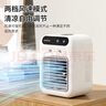 皓依【SU7級電芯】桌面空調(diào)電風(fēng)扇制冷小型無葉塔扇靜音USB風(fēng)扇充電臺式便攜宿舍空氣循環(huán)扇靜音長續(xù)航 帶加濕噴霧丨低音輕噪丨可充電使用 4000mAh 曬單實拍圖
