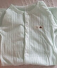 婧麒嬰兒衣服夏季薄款新生寶寶提花連體衣純棉空調(diào)服爬服夏裝單件 小鯨魚綠 73cm 曬單實(shí)拍圖