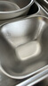 沃德百惠（WORTHBUY）304不銹鋼飯盒上班族帶飯餐盒學(xué)生食堂打飯分格餐盤 奶油黃5格+袋 曬單實(shí)拍圖