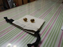 周六福（ZLF）七夕禮物 S925銀飾耳釘女木變石美拉德復(fù)古耳飾送女友生日禮物 耳釘一對 曬單實(shí)拍圖