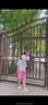 WVD國際品牌女童牛仔五分褲2024夏裝新款洋氣中大童短褲外穿 粉色漸變中褲 M 120c 曬單實拍圖