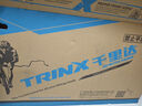 千里達(dá)（TRINX） X7鋁合金山地車(chē)自行車(chē)禧瑪諾22速線(xiàn)控氣叉油剎成人男女單車(chē) X7 ELITE啞黑藍(lán)紅 -筒軸 27.5*16英寸 曬單實(shí)拍圖