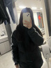 CHINISM  CH赤塵復(fù)古翻領(lǐng)PU皮巖紋夾克男裝潮流美式高街情侶棒球服外套 黑色 XL （推薦 140-160斤） 曬單實拍圖