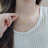 中國黃金CHINA GOLD四葉草黃金項鏈女足金吊墜七夕情人節(jié)禮物送女友老婆生日實用 京速達-足金心念四葉草吊墜贈S925鏈 曬單實拍圖
