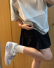 AJ 1莆田純原AJ312復古籃球鞋氣墊舒適緩震透氣男女同款戶外運動鞋 aj312 low-粉紫 37 曬單實拍圖