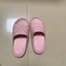 輕臣輕臣靜音軟底拖鞋女士eva浴室內居家用洗澡防滑不臭腳輕涼拖鞋 粉色 38-39 曬單實(shí)拍圖