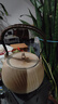 瓷牌茗茶具（cipaiming teaset）茶壺粗陶燒水壺戶(hù)外酒精爐煮茶壺陶瓷圍爐煮茶茶具套裝 粗陶豎紋古鳴壺 曬單實(shí)拍圖