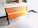 寒紹公園椅長椅座椅鑄鋁休息椅現(xiàn)代廣場(chǎng)椅休閑椅靠背庭院長凳子長條椅 1.5m長椅加厚椅腳進(jìn)口防腐木-黃 曬單實(shí)拍圖
