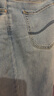 Lee25春夏新品舒適直筒經(jīng)典五袋款設計淺藍色女涼感牛仔褲涼涼褲 曬單實(shí)拍圖
