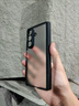 訊迪【鏡頭全包】適用三星zfold7手機殼zflip7折疊屏殼Galaxy z flip7 FE氣囊防摔保護套透明保護殼 三星Z Fold7【磨砂黑·基礎款】雙屏疊合角保護 SGS防摔認證·強抗指紋油 曬單實拍圖