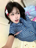木丁丁假發(fā)女全頭套短發(fā)時(shí)尚舒適仿真發(fā)新款韓系短卷發(fā)網(wǎng)紅整頂假發(fā)頭套 【黑茶色+發(fā)網(wǎng)】 黑色系 短發(fā) 30cm 曬單實(shí)拍圖