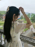 黛瓊?cè)障悼蓯?ài)娃娃領(lǐng)碎花連衣裙女夏氣質(zhì)甜美小個(gè)子收腰顯瘦少女裙子仙 杏色[娃娃領(lǐng)紫色碎花蓬蓬裙]萬(wàn)睿 XS [關(guān)注店鋪送小禮物] 曬單實(shí)拍圖
