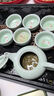 夢(mèng)庭 青瓷茶具套裝茶杯茶壺整套功夫茶具家用辦公套組如魚得水泡茶壺 曬單實(shí)拍圖