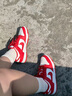 耐克 Dunk Low 板鞋女鞋運(yùn)動鞋子舒適百搭紅色休閑鞋 DD1873-116 36.5 曬單實拍圖