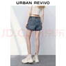 UR2025夏季新款女裝時髦街頭感破洞毛須牛仔短褲UYY850127 曬單實拍圖