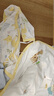 貝瑞加（Babyprints）嬰兒連體衣2件裝新生兒純棉爬服薄款男女寶寶哈衣家居內(nèi)衣 黃59 曬單實(shí)拍圖