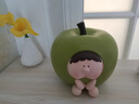 笨鳥(niǎo)創(chuàng  )意創(chuàng  )意奶油風(fēng)蘋(píng)果梨子儲蓄罐兒童水果存錢(qián)罐桌面治愈裝飾品可愛(ài)擺件 蘋(píng)果小孩存錢(qián)罐 曬單實(shí)拍圖