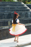 叮當(dāng)貓洛麗塔女童公主裙夏季2025新款洋氣lolita裙子兒童裝小女孩連衣裙 9910香檳色-短袖 140 曬單實拍圖